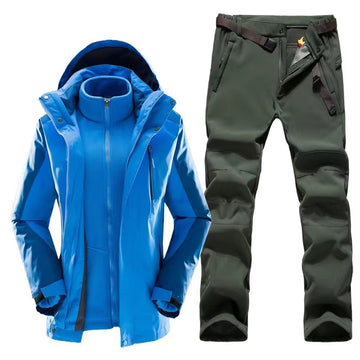 Plush Warm Hiking Set