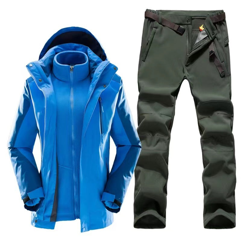 Plush Warm Hiking Set